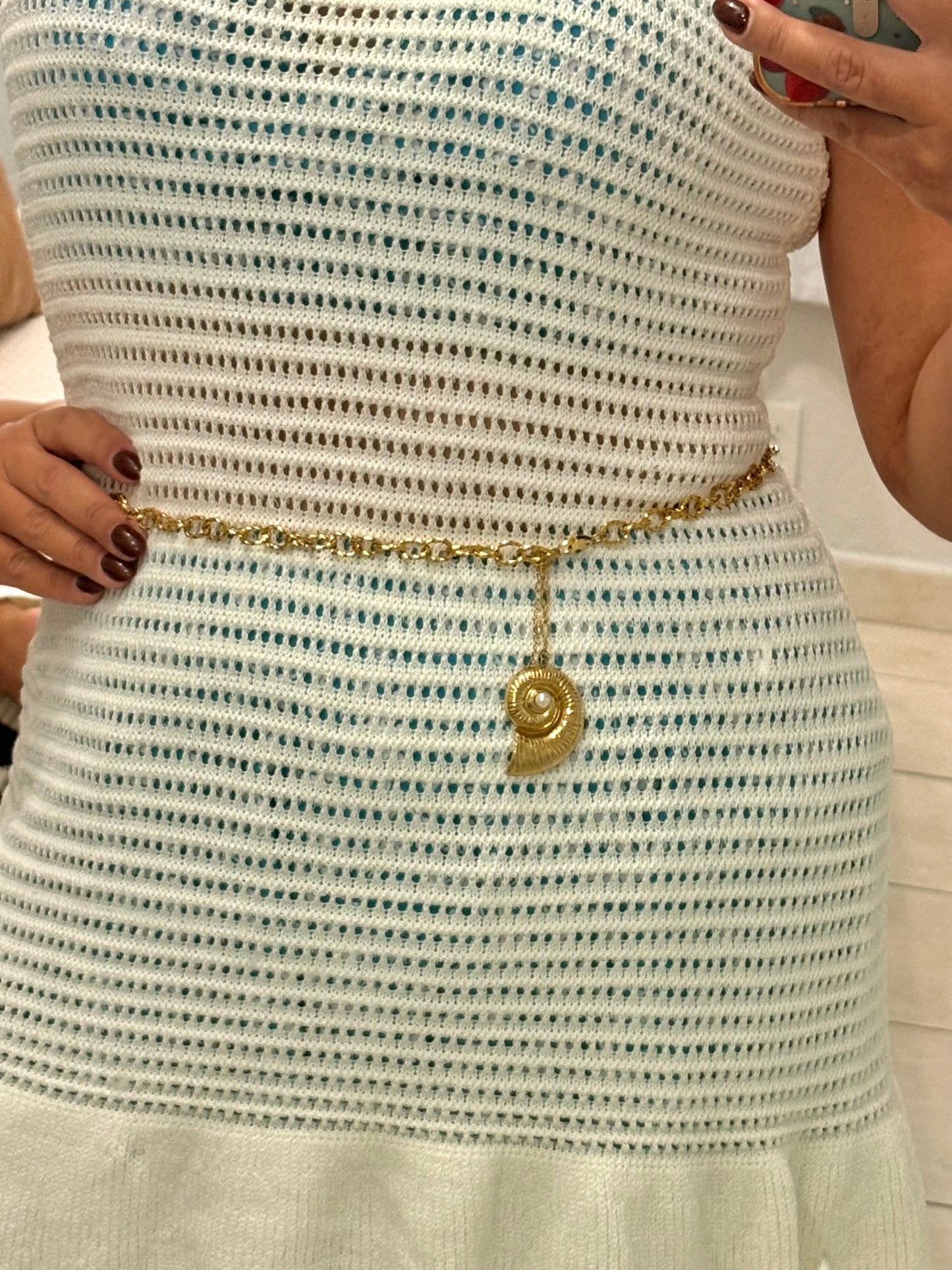 Summer Coral Belt