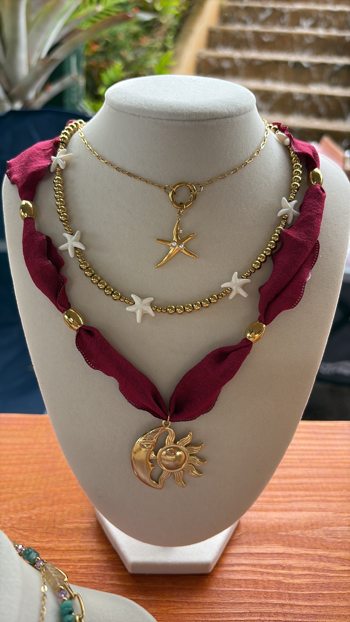 Moon and Sun Necklace