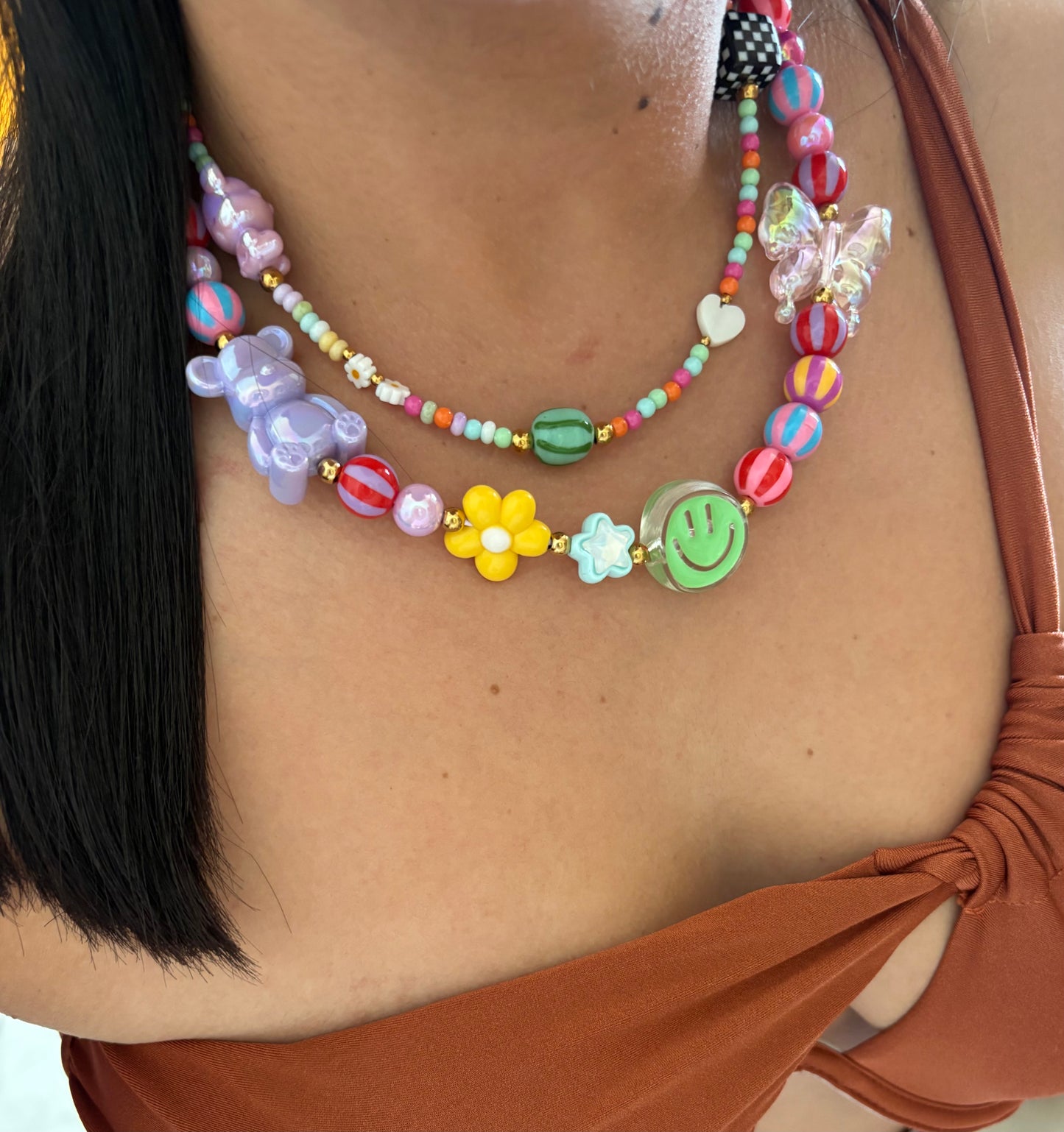 Teddy colorful Necklace - PREORDER - ENVIOS A PARTIR DE MAYO 11