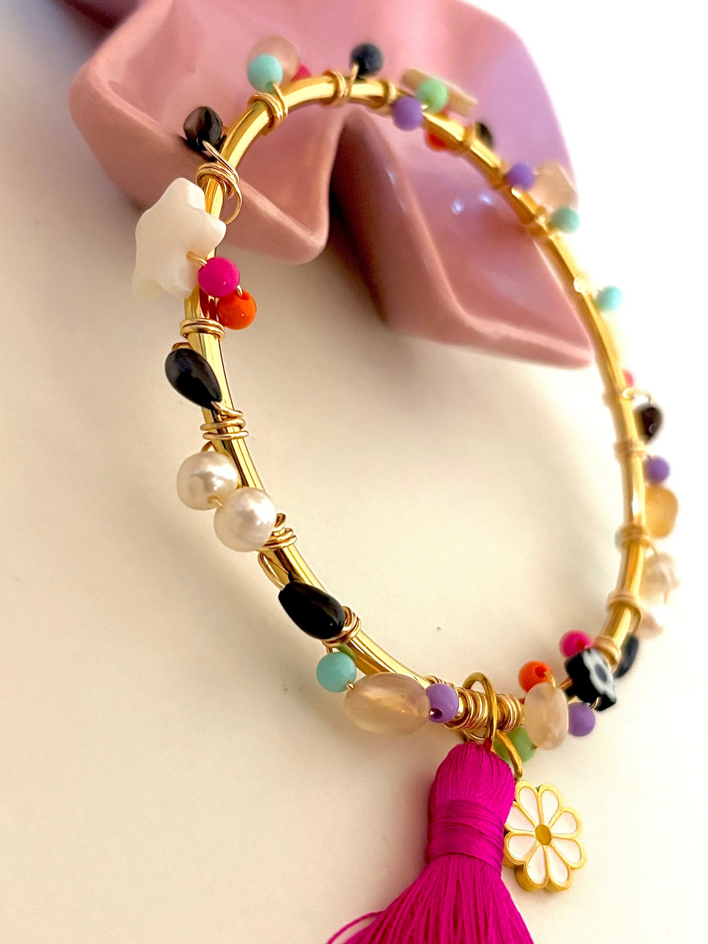Golden Flower Mothers day - bracelet