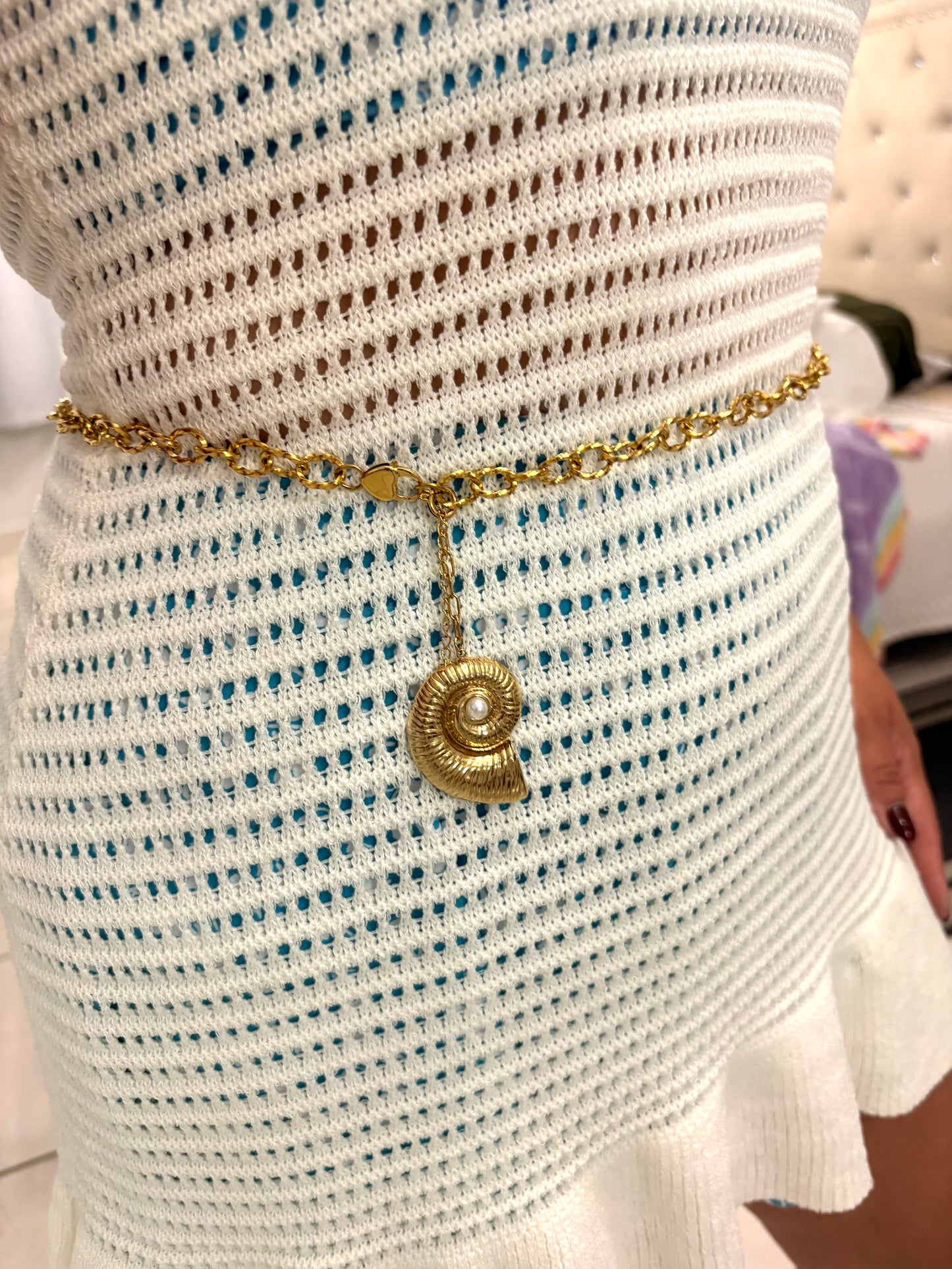 Summer Coral Belt