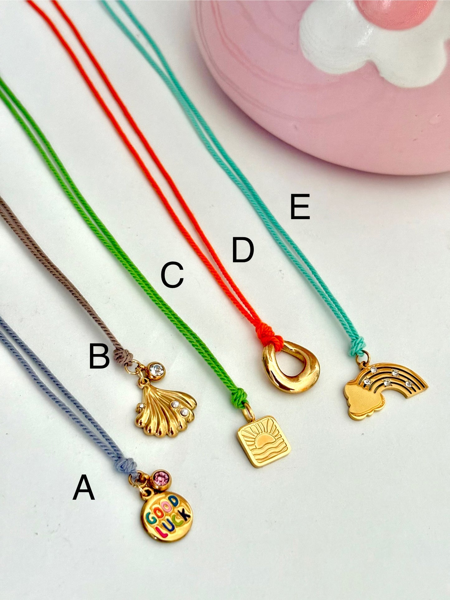 Colorful necklaces