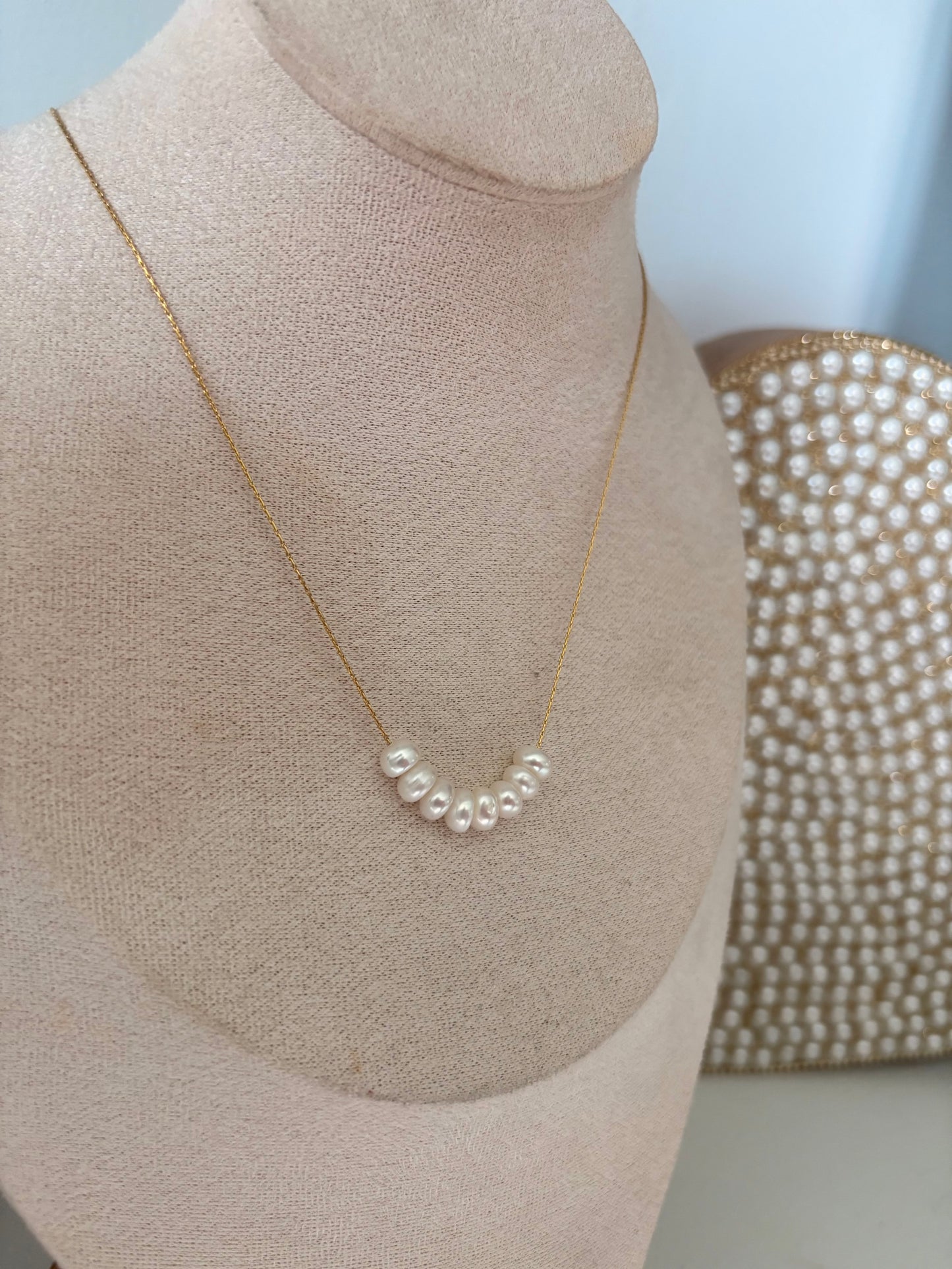 Jewel Pearl Necklace