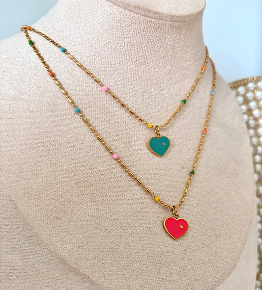 Color amour necklace