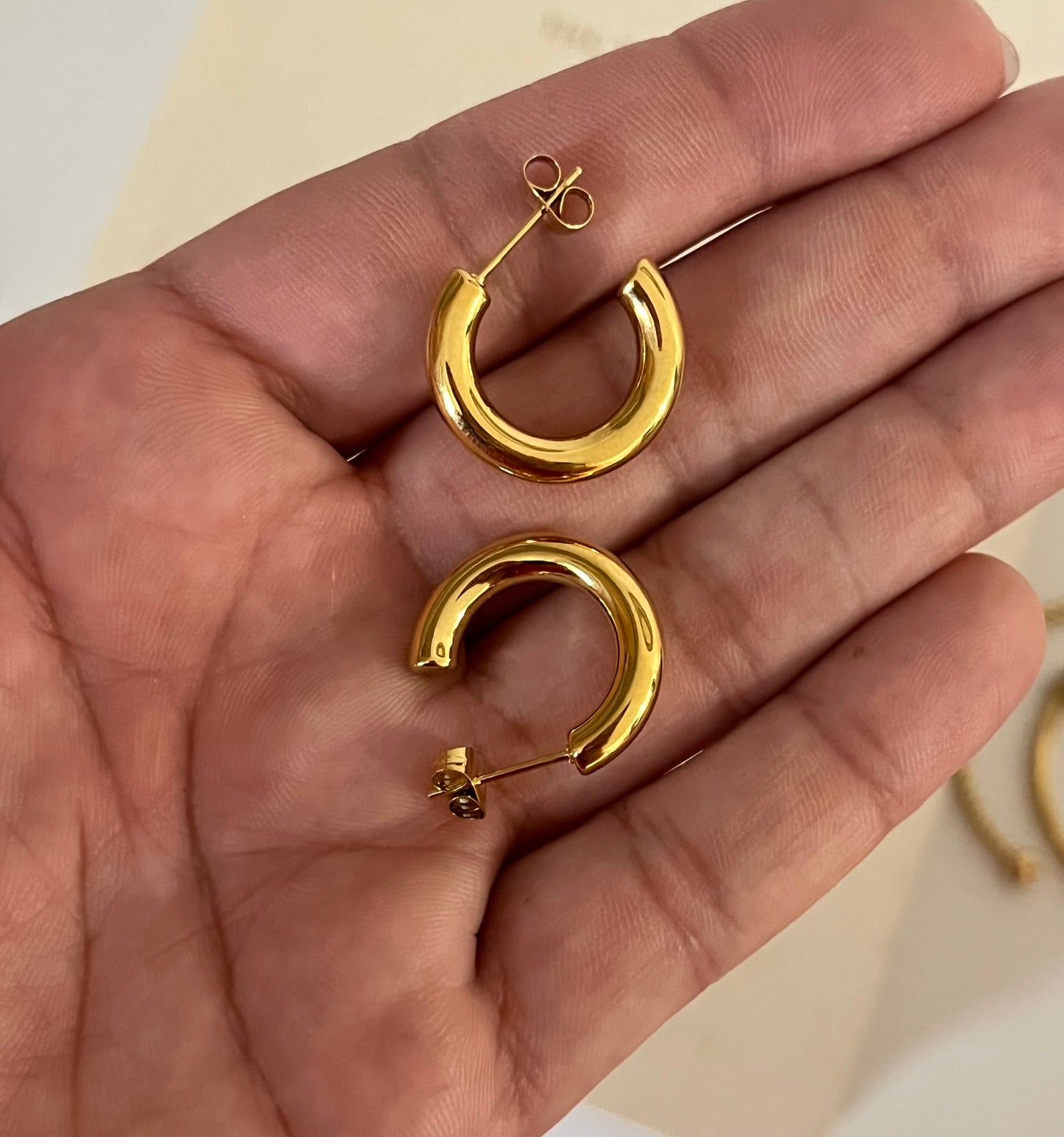 Gold Earrings 1