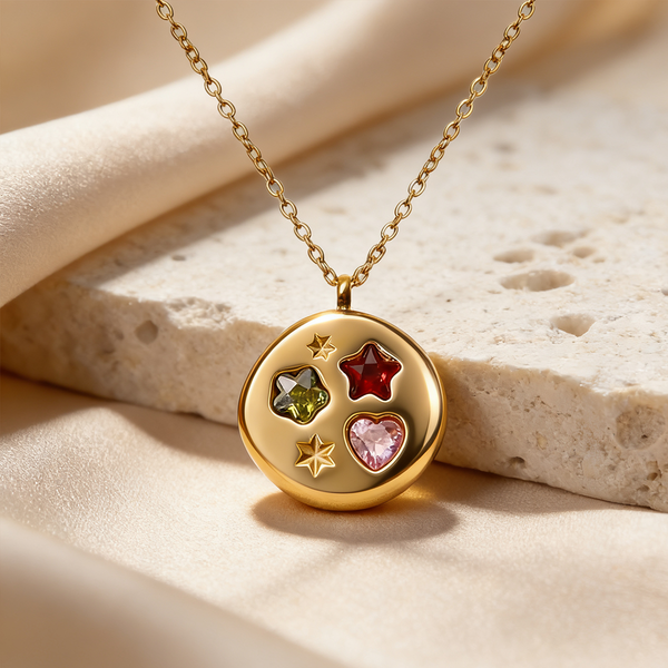 Little stars colors necklace