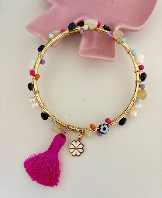 Golden Flower Mothers day - bracelet